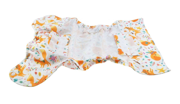 Blümchen Eco-Shell 2in1 Überhose One Size (5 bis 16kg) Überhosen Blümchen