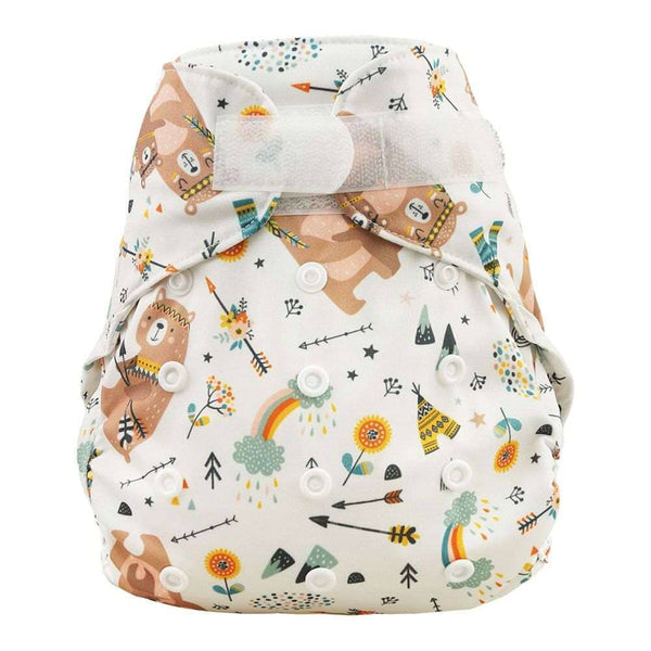 Blümchen Eco-Shell 2in1 Überhose One Size (5 bis 16kg) Überhosen Blümchen
