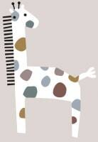Blümchen Eco-Shell 2in1 Überhose One Size (5 bis 16kg) Überhosen Blümchen Druckknöpfe Cozy Giraffe