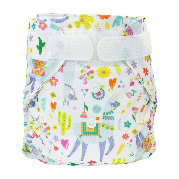 Blümchen Überhose Newborn Überhosen Blümchen Einfach Lama weiss