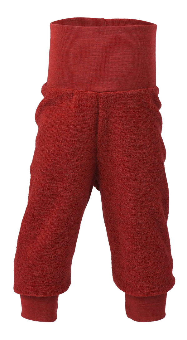 Engel Natur Schurwolle Frottee Baby-Hose mit Nabelbund Hose Engel Natur