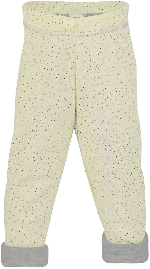 Engel Natur Wolle-Seide Feinripp Babyhose zum Wenden mit Nabelbund Hose Engel Natur