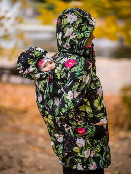 GREYSE Softshell Tragejacke 4in1 Magical Forest Tragejacke GREYSE