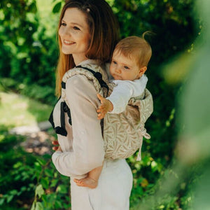 Lennybuckle Onbuhimo "INFINITY - GOLDEN HOUR " 50% Baumwolle 50% Bambusviskose 280g/m² Onbuhimo Lennylamb