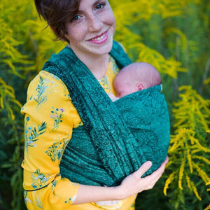 Lennylamb Tragetuch "Wild Wine-Ivy" 51% Baumwolle, 49% Seide 280g/m² Tragetuch Lennylamb