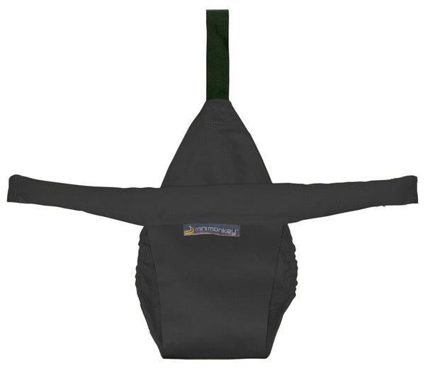 Minimonkey Mini Chair - verwandelt jeden Sitz in einen Babystuhl Hochstuhl Minimonkey Schwarz