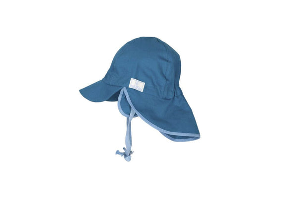 Pickapooh Sonnenhut TOM mit Bändern aus Bio-Baumwolle und UV-Schutz Sonnenhut Pickapooh 48 Caribean Sea