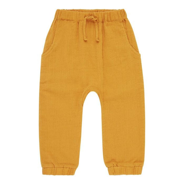 Sense Organics • Babyhose LOKI aus leichtem Musselin Kinderkleidung Sense Organics Orange 50/56