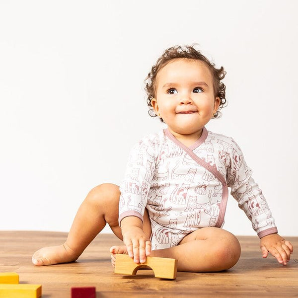 Sense Organics • Langarm Wickelbody YGON Kinderkleidung Sense Organics