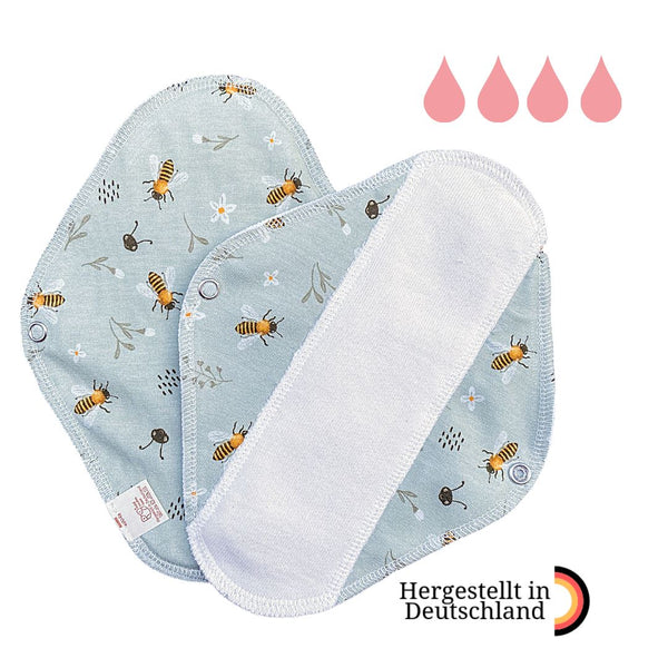 Windelzauberland Binde stark 2er Set Stoffbinden Windelzauberland Honey bees