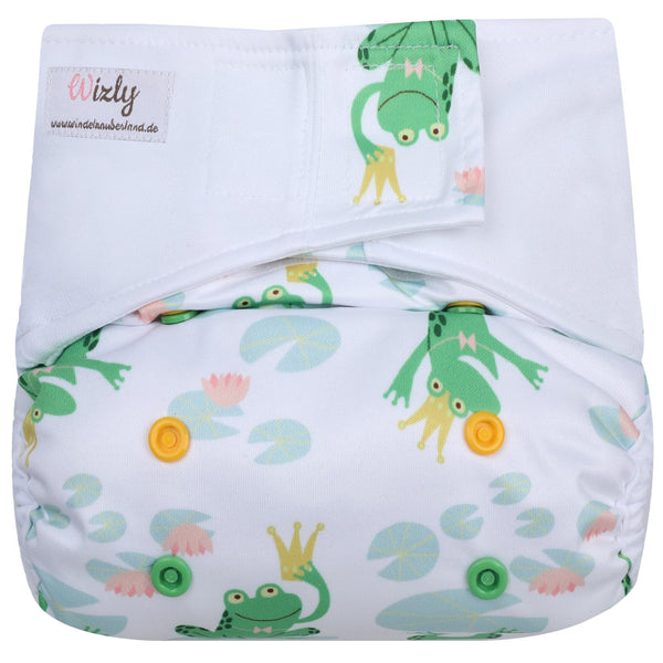 Windelzauberland Wizly Überhose Überhosen Windelzauberland Klettverschluss Frog Prince