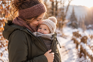 Babytragen im Herbst und Winter: Was ziehe ich meinem Baby an?