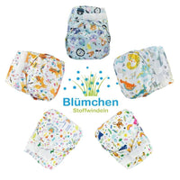 Blümchen Eco-Shell 2in1 Überhose One Size (5 bis 16kg) Überhosen Blümchen 