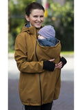 GREYSE Softshell Tragejacke 4in1 Hell Brown Tragejacke GREYSE 