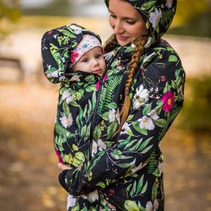 GREYSE Softshell Tragejacke 4in1 Magical Forest Tragejacke GREYSE 