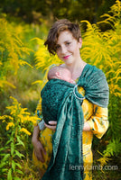 Lennylamb Ring Sling "Wild Wine-Ivy" 51% Baumwolle, 49% Seide 280g/m² Ring Sling Lennylamb 