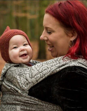 Neko halfbuckle babysize Halfbuckle-Trage neko lokum hazel 