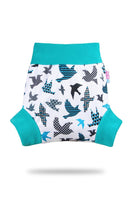 Petit Lulu Pull-Up PUL Schlupfhose Überhosen Petit Lulu M Turquoise Birds 