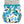 Petit Lulu Überhose Classic (ohne Laschen) Überhosen Petit Lulu One Size Druckknöpfe Turquoise Feathers