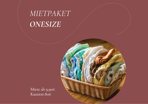 Stoffwindel Mietpaket Onesize