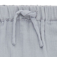 Sense Organics • Babyhose LOKI aus leichtem Musselin Kinderkleidung Sense Organics Dusty Blue 74 