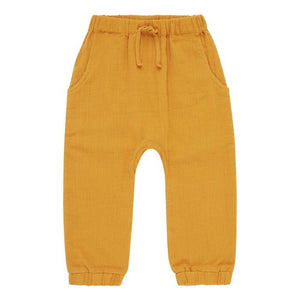 Sense Organics • Babyhose LOKI aus leichtem Musselin Kinderkleidung Sense Organics Orange 50/56 