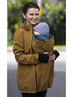 GREYSE Softshell Babywearing Jacket 4in1 Light Brown