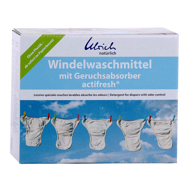 Ulrich diaper detergent with odor absorber